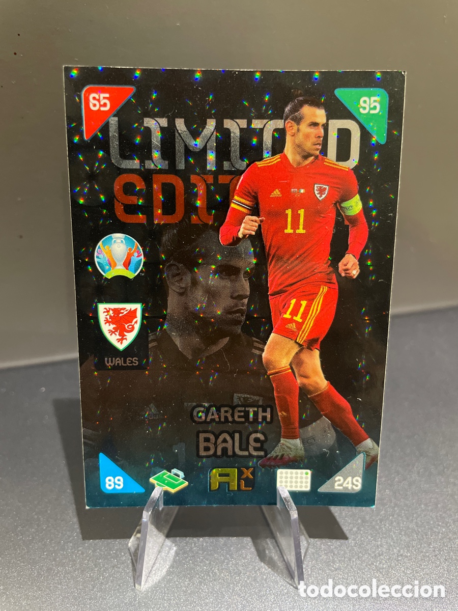 Cromos de F&uacute;tbol: Gareth Bale Limited Edition Panini Adrenalyn UEFA Euro 2020 Gales