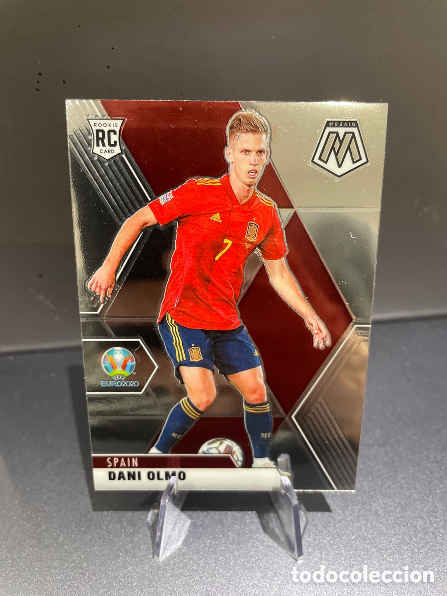 Cartes &agrave; collectionner de Football: Dani Olmo 164 Rookie Panini Mosaic Euro 2020 Espa&ntilde;a