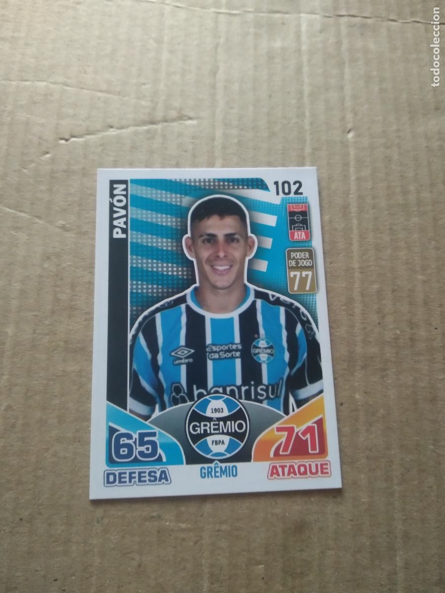 Fu&szlig;ball-Sticker: 102 PAVON GREMIO CROMO TARJETA FUTBOL BRASILEIRAO CARD GAME LIGA BRASIL