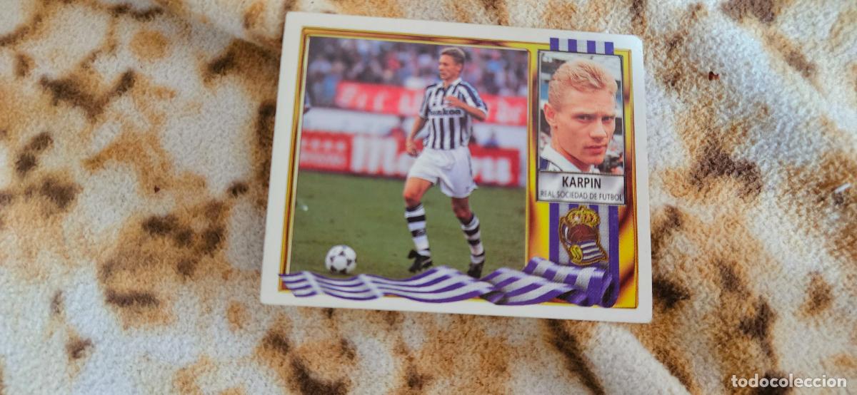 Cromos de F&uacute;tbol: karpin real sociedad este 1995 1996 95 96