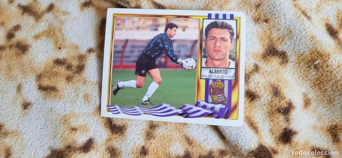 Cromos de F&uacute;tbol: alberto real sociedad este 1995 1996 95 96