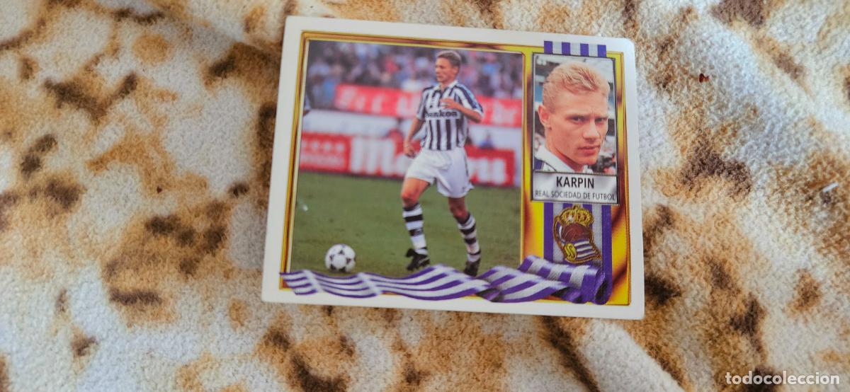 Cromos de F&uacute;tbol: karpin real sociedad este 1995 1996 95 96