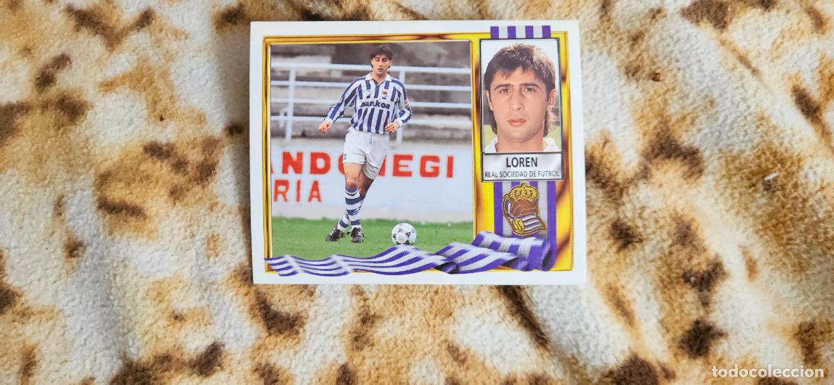 Cromos de F&uacute;tbol: loren real sociedad este 1995 1996 95 96