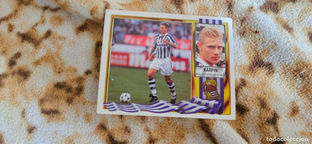 Cromos de F&uacute;tbol: karpin real sociedad este 1995 1996 95 96
