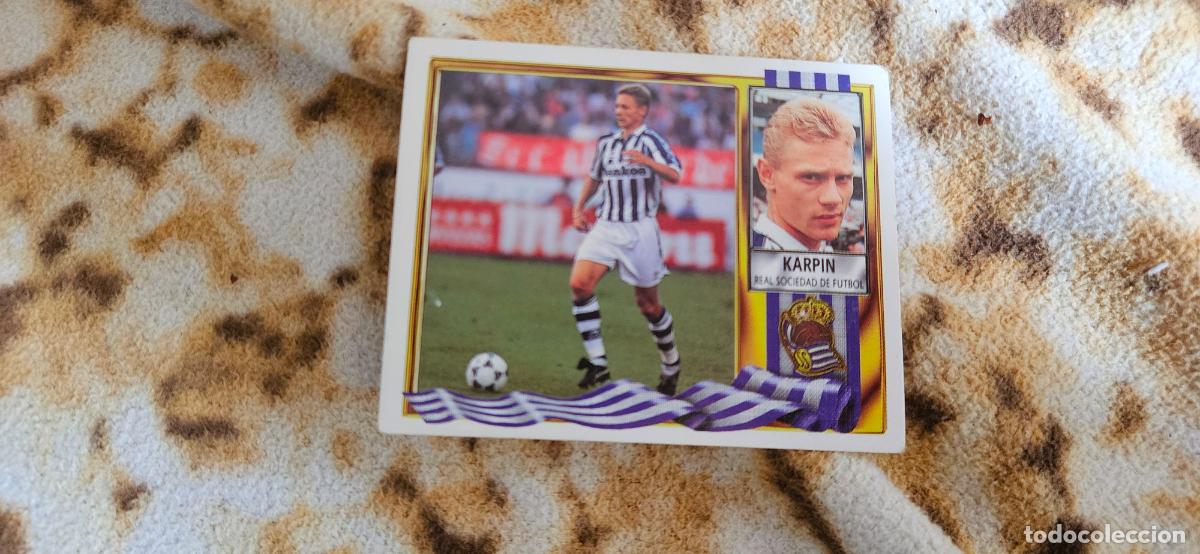 Cromos de F&uacute;tbol: karpin real sociedad este 1995 1996 95 96