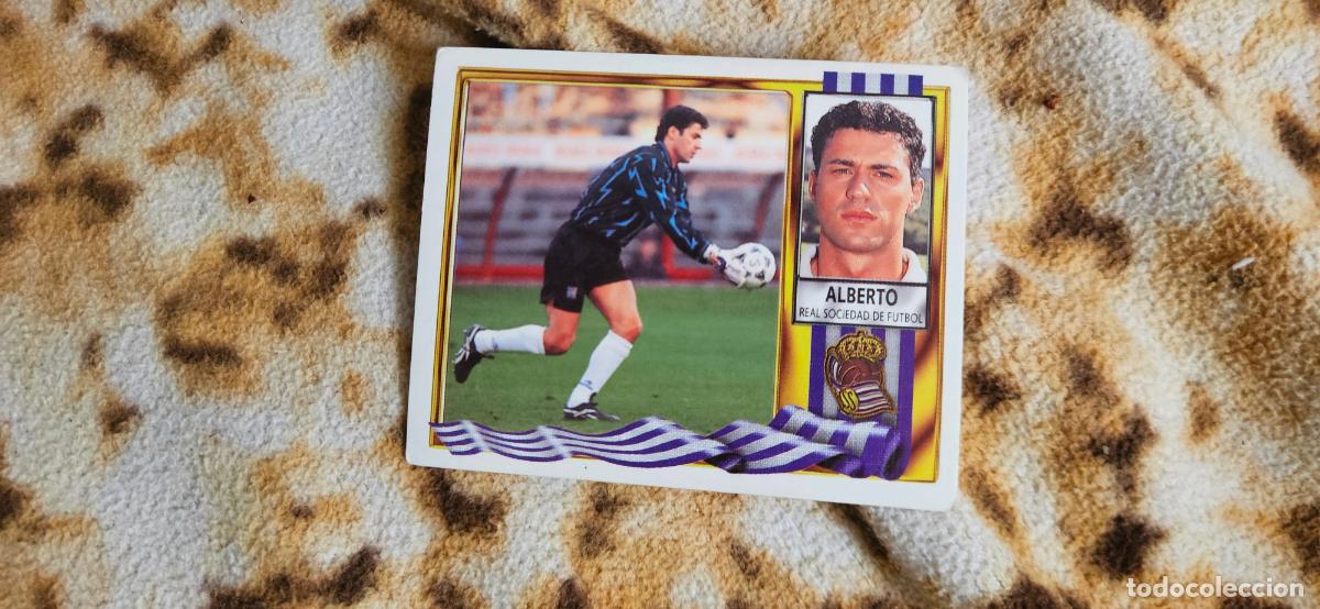 Cromos de F&uacute;tbol: alberto real sociedad este 1995 1996 95 96