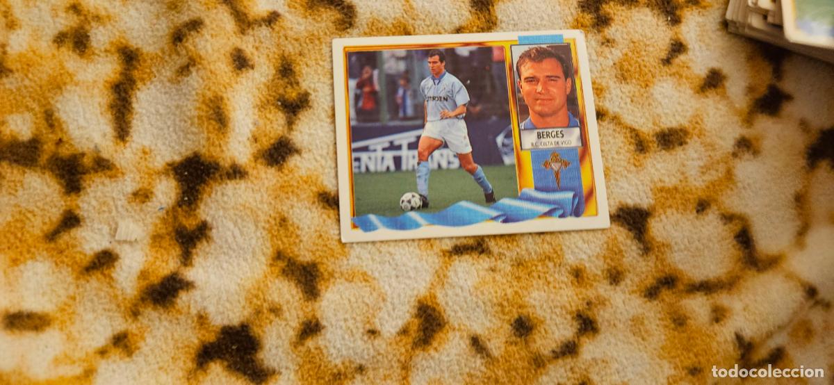 Cromos de f&uacute;tbol: berges celta este 1995 1996 95 96