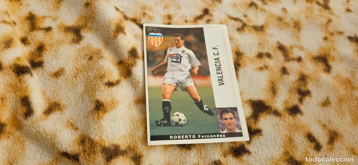 Fu&szlig;ball-Sticker: roberto valencia panini sin pegar 1995 1996 95 96