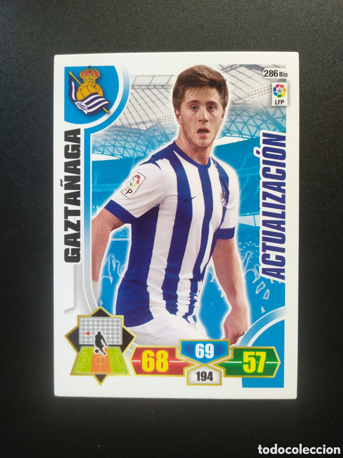 Cromos de F&uacute;tbol: Adrenalyn 2013 2014 13 14 panini Gazta&ntilde;aga actualizaci&oacute;n n&deg; 286 bis Real Sociedad