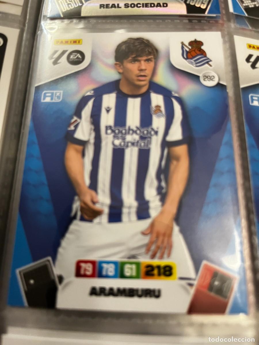 Cromos de F&uacute;tbol: ADRENALYN XL 2025 2026 25 26 PANINI N&ordm; 292 ARAMBURU REAL SOCIEDAD