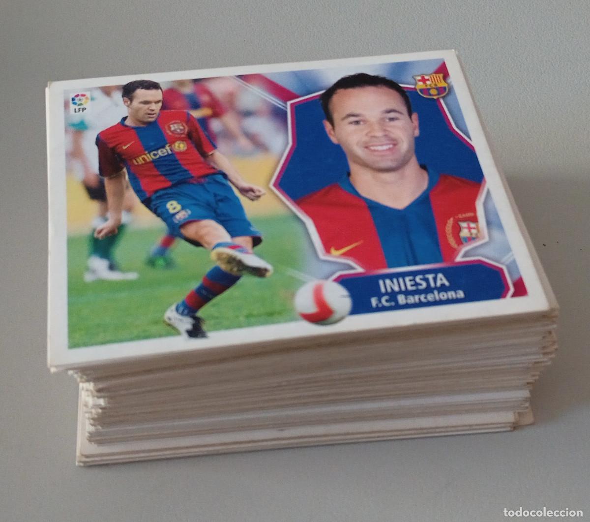 Fu&szlig;ball-Sticker: LOTE EDICIONES ESTE 126 CROMOS TEMPORADA 2008/09 . NUEVOS JAMAS PEGADOS