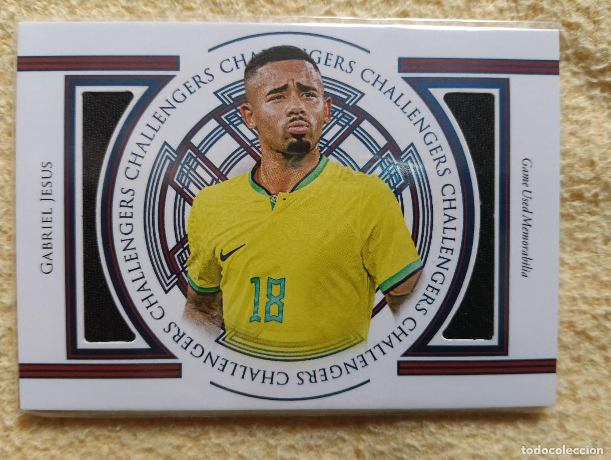 Cromos de F&uacute;tbol: Gabriel Jes&uacute;s. Manchester City. Patch. Futera Challengers. 02/10