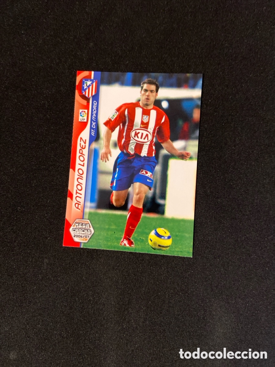 Cartes &agrave; collectionner de Football: ANTONIO LOPEZ 27 (ATL&Eacute;TICO MADRID) PANINI MEGACRACKS 2006-2007 06 07 CROMO CARTA M-3