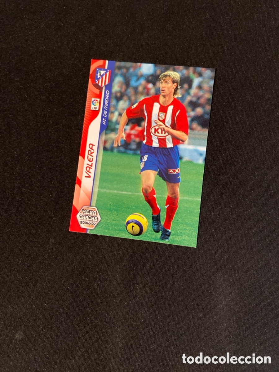 Football Stickers: VALERA 30 (ATL&Eacute;TICO MADRID) PANINI MEGACRACKS 2006-2007 06 07 CROMO CARTA M-3