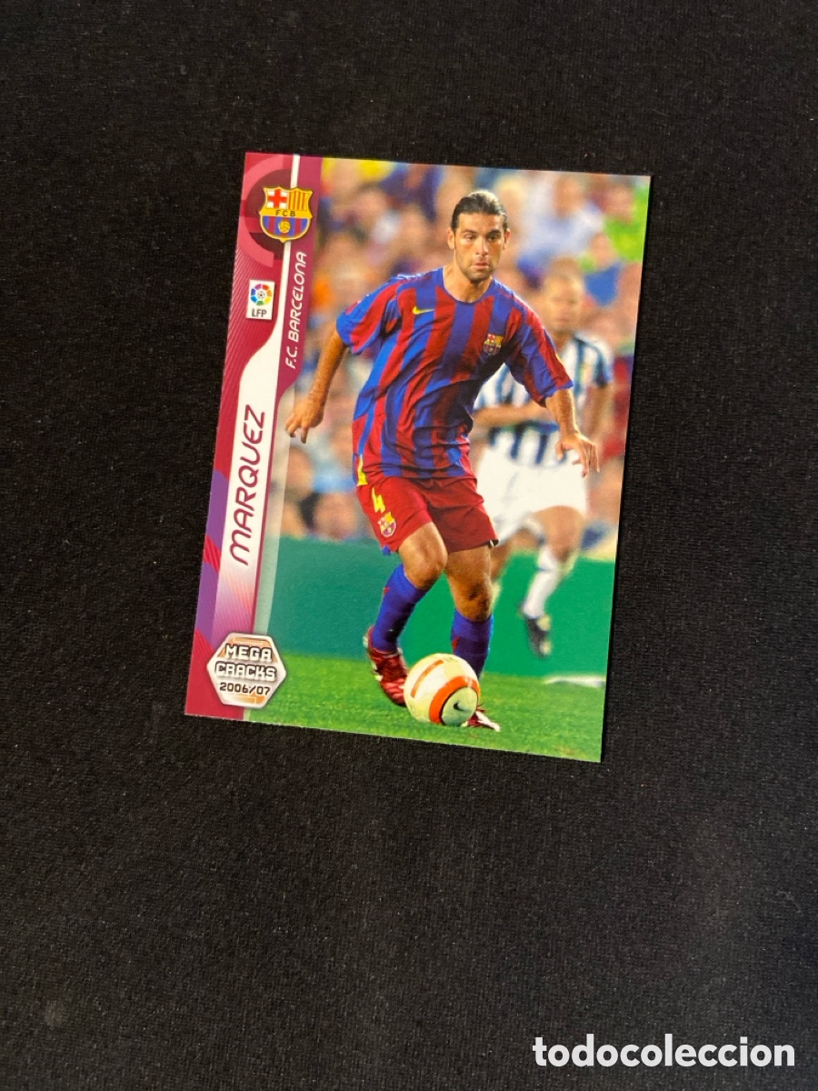Figurine di Calcio: MARQUEZ 42 (BARCELONA) PANINI MEGACRACKS 2006-2007 06 07 CROMO CARTA M-3