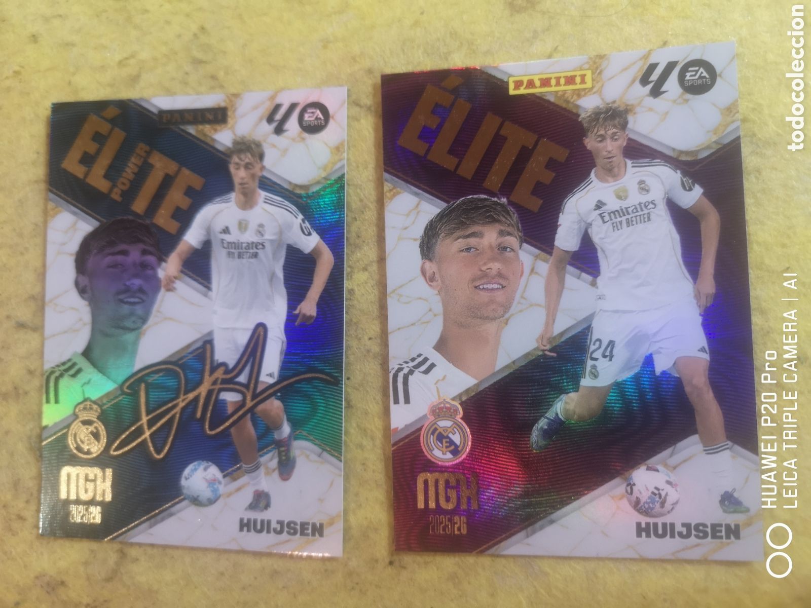 Cromos de F&uacute;tbol: Huijsen Elite Power P505 Real Madrid Megacracks 2025/26