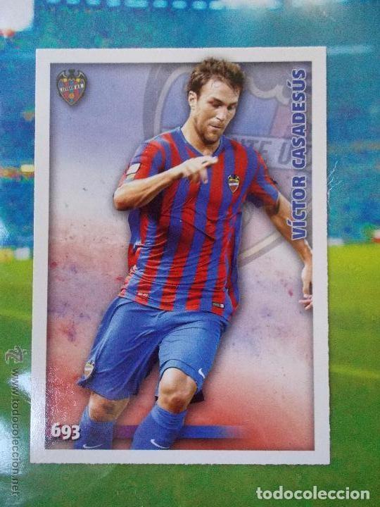 Cromos de F&uacute;tbol: 693 VICTOR CASADESUS FICHAJE UH LEVANTE CROMOS MUNDICROMO QUIZ LIGA FUTBOL 2014 2015 14 15 PLATINUM