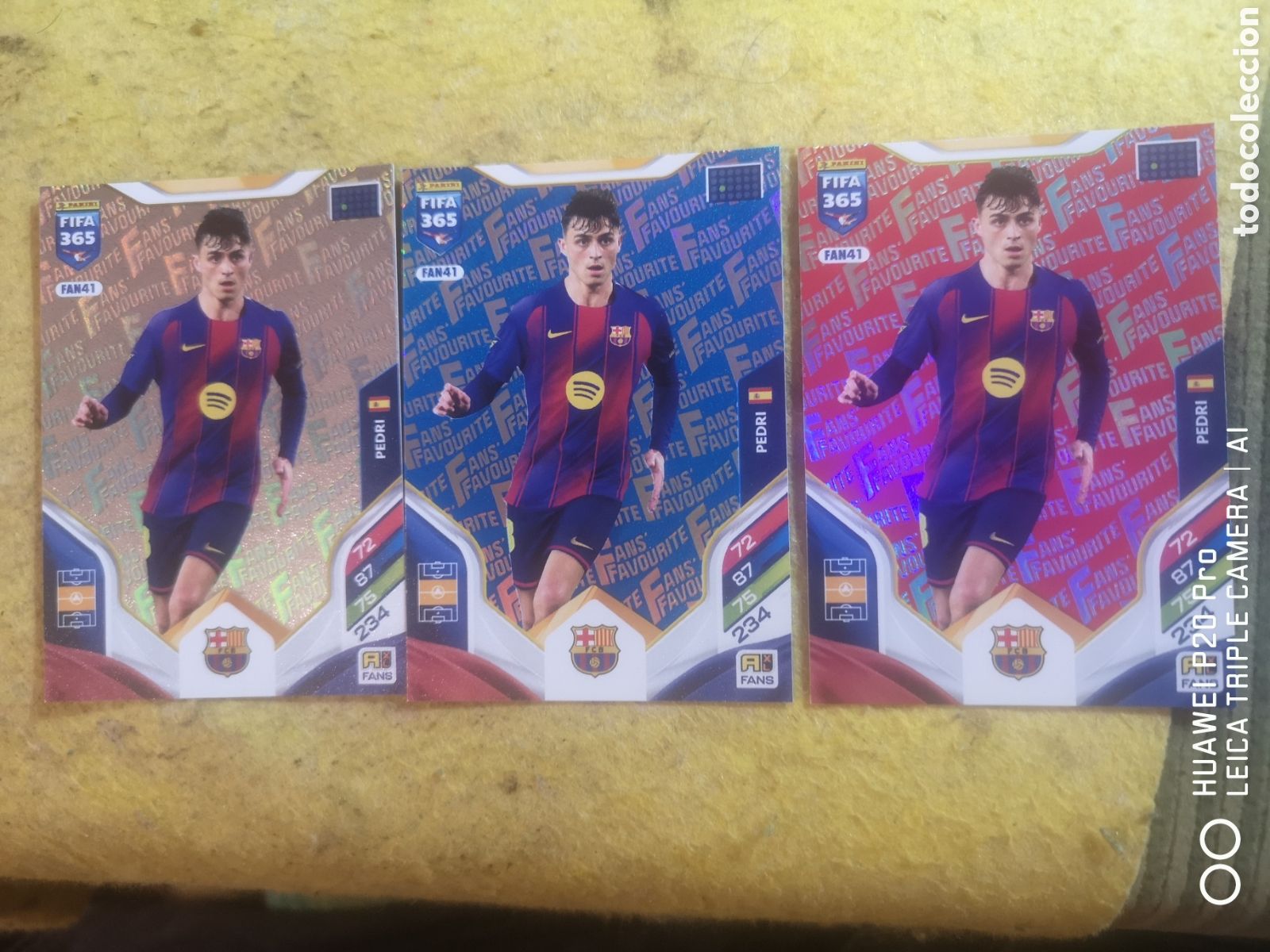 Cromos de F&uacute;tbol: FIFA 365 FANS FAVOURITE PEDRI ADRENALYN 2026 FAN41