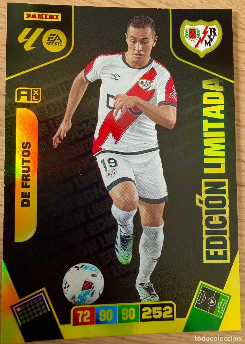 Cromos de F&uacute;tbol: DE FRUTOS RAYO VALLECANO EDICION LIMITADA ADRENALYN XL 25 26 2025 2026 LIGA PANINI FUTBOL CARTAS