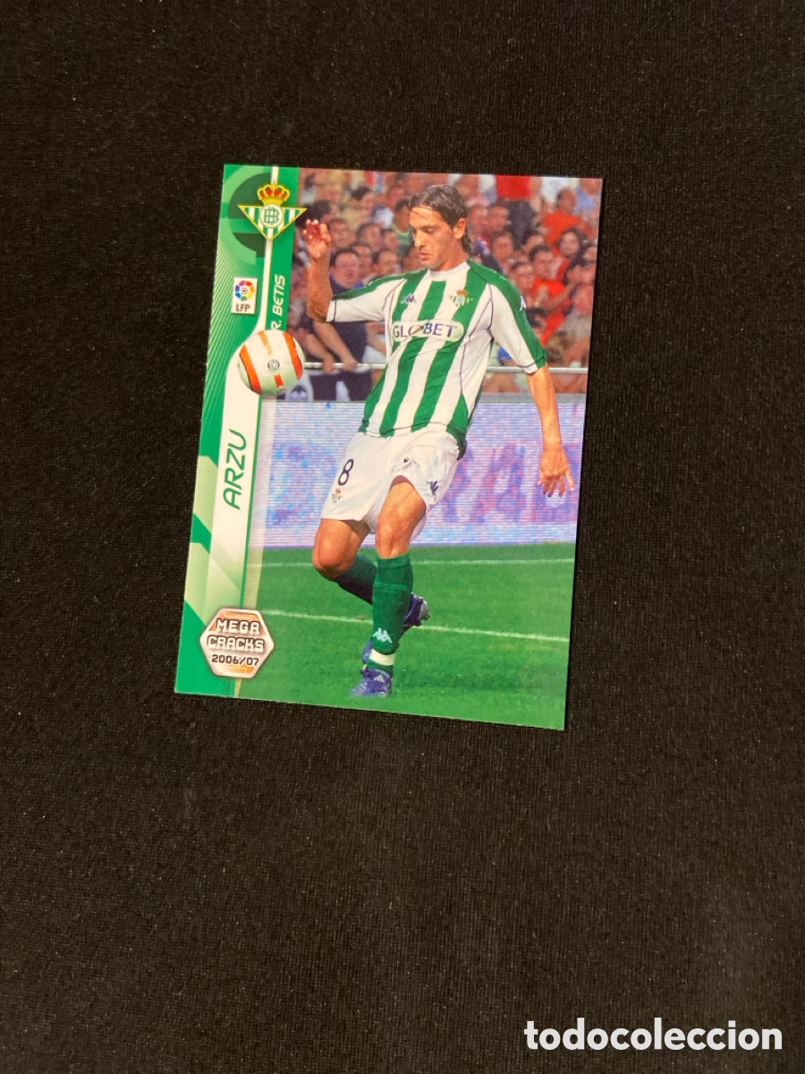 Cromos de Futebol: ARZU 66 (BETIS) PANINI MEGACRACKS 2006-2007 06 07 CROMO CARTA M-3