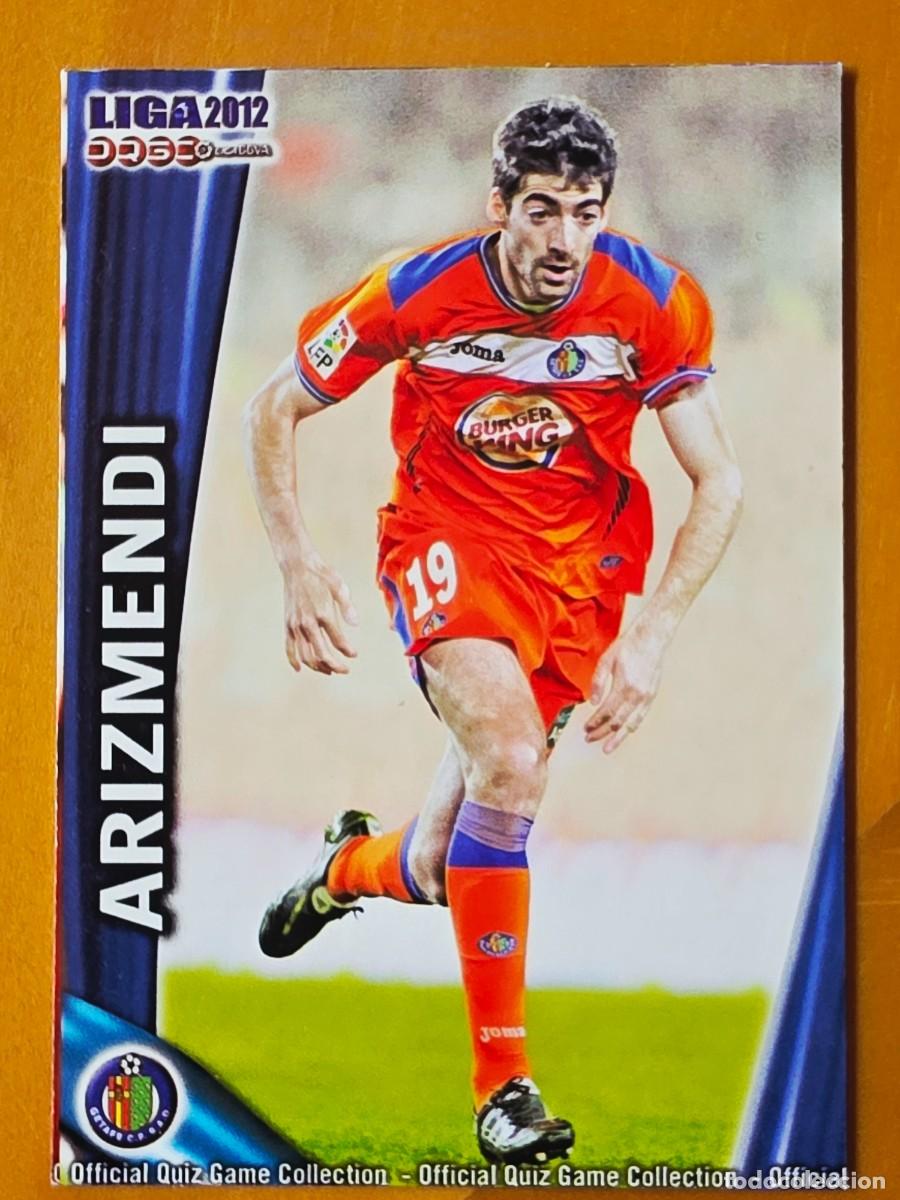 Figurine di Calcio: 424 Arizmendi, Getafe CF, Mundicromo Sport Fichas Quiz de la Liga 2011 2012 11 12
