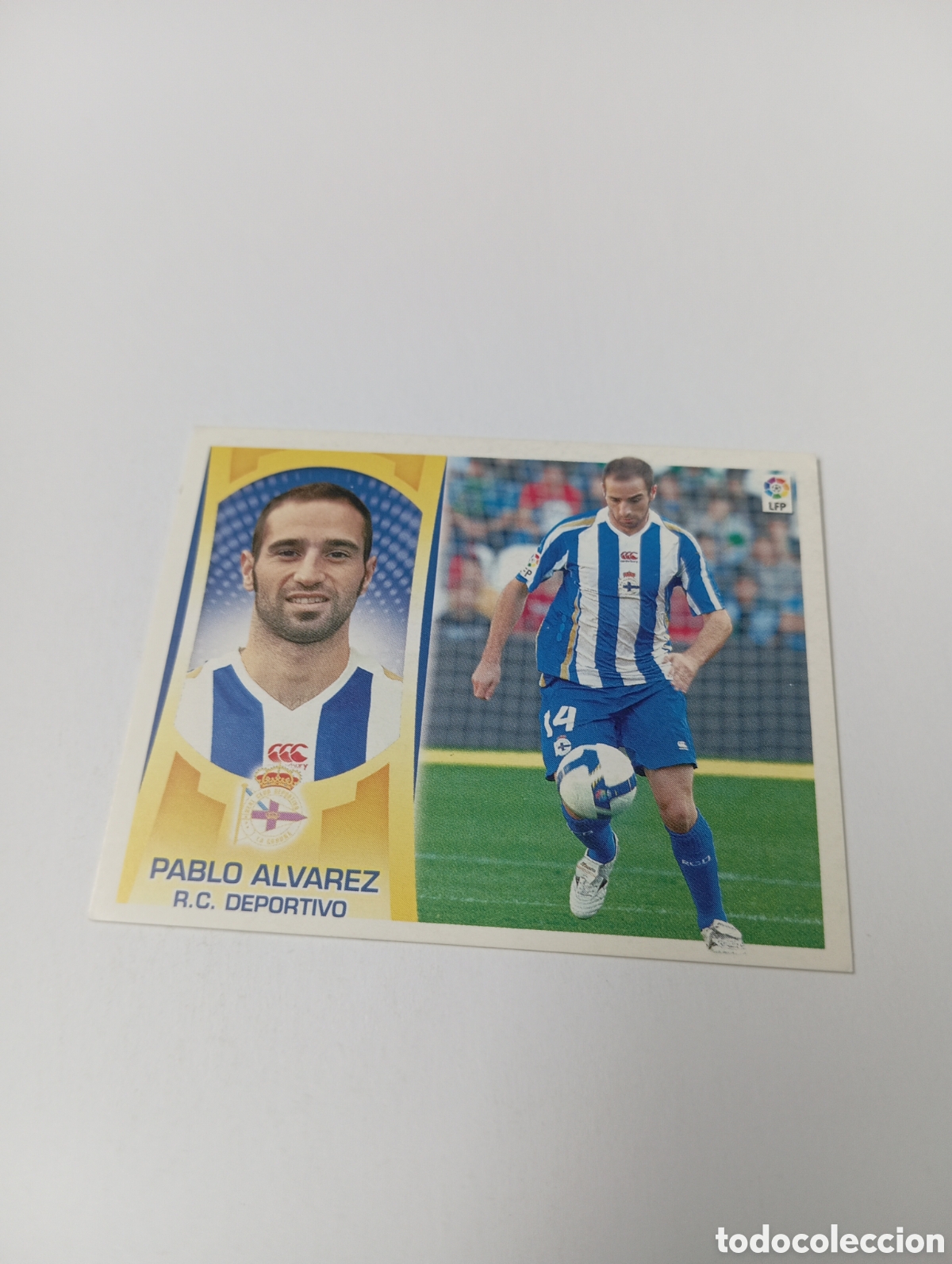 Fu&szlig;ball-Sticker: Pablo &Aacute;lvarez 8 A Deportivo Liga Este 2009 2010 PANINI 09 10