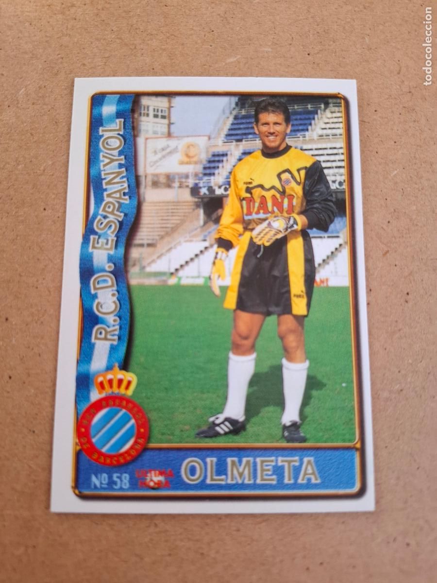 Cromos de Futebol: MUNDICROMO 96 97 1996 1997 - UH 58 OLMETA - RCD. ESPANYOL