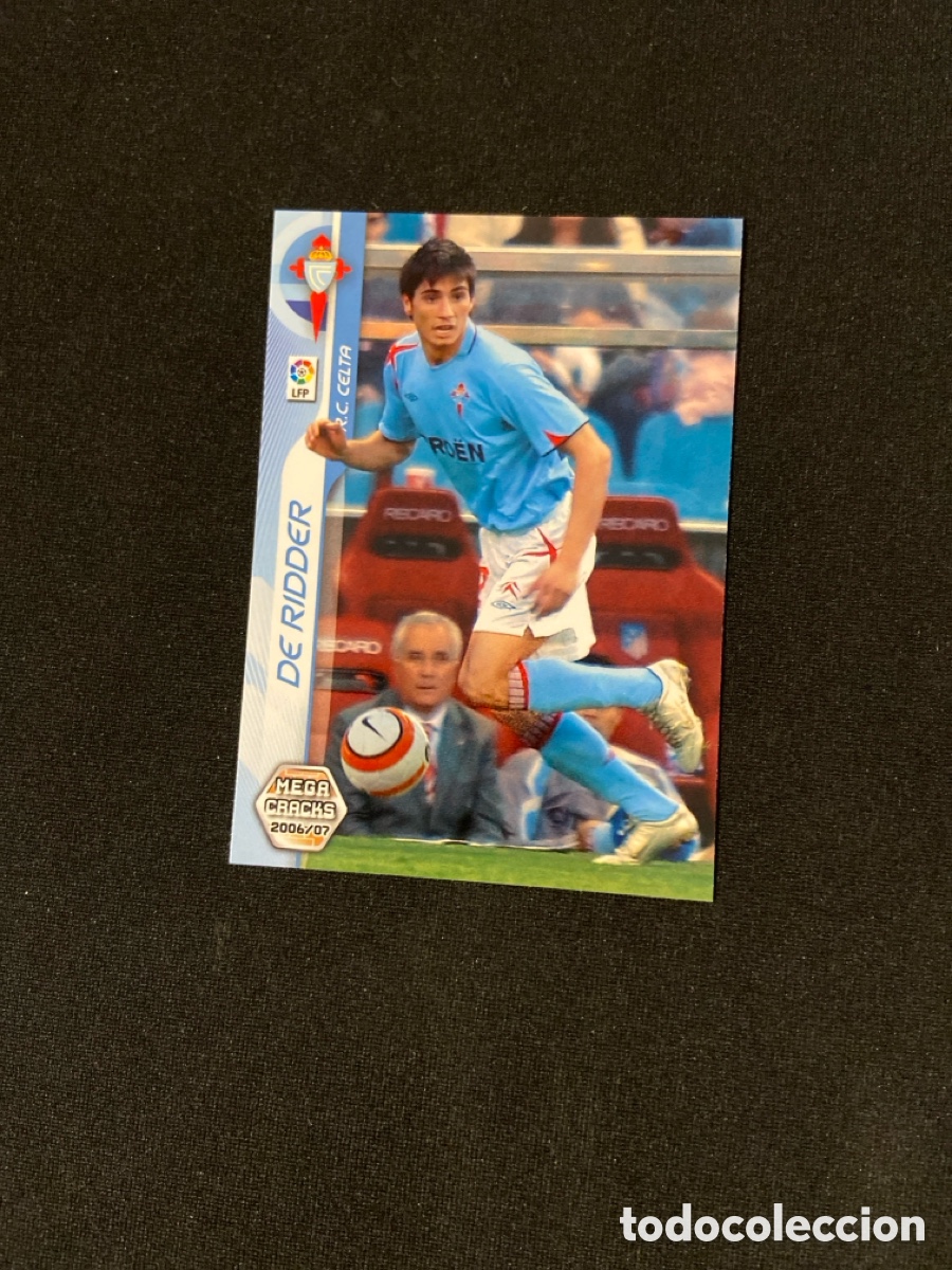 Fu&szlig;ball-Sticker: DE RIDDER 84 (CELTA) PANINI MEGACRACKS 2006-2007 06 07 CROMO CARTA M-3