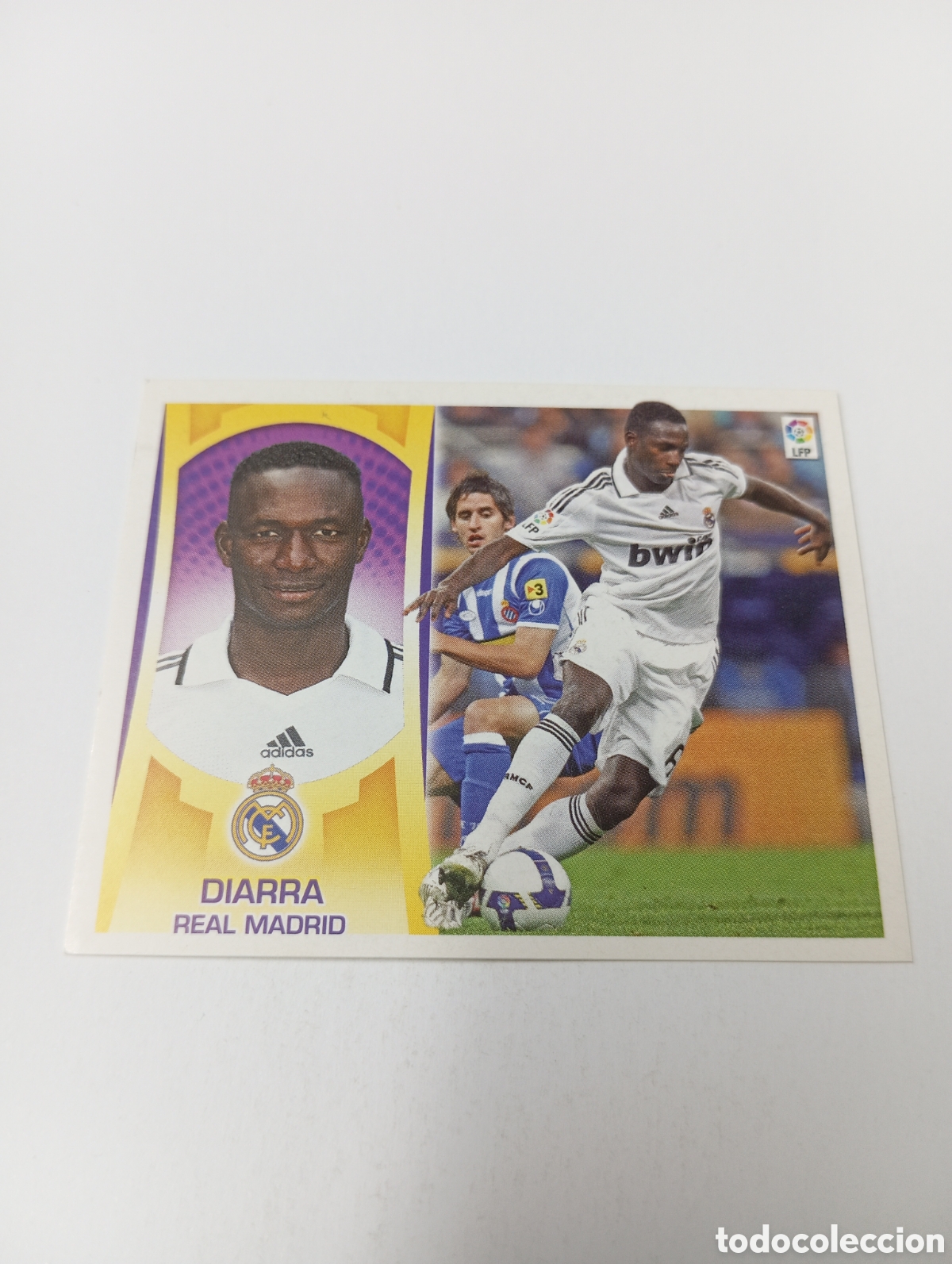 Fu&szlig;ball-Sticker: Diarra 9 B Real Madrid Liga Este 2009 2010 PANINI 09 10