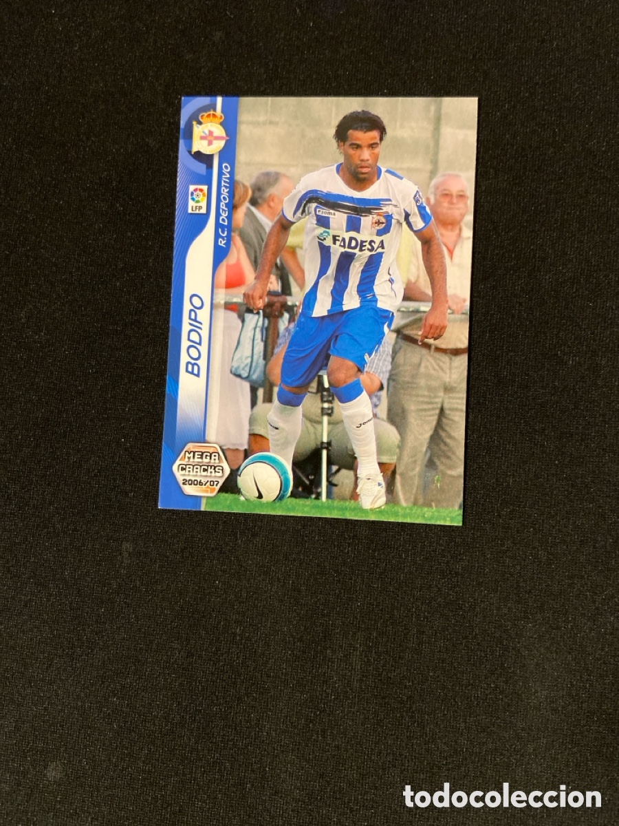 Figurine di Calcio: BODIPO 108 BIS (DEPORTIVO CORU&Ntilde;A) PANINI MEGACRACKS 2006-2007 06 07 CROMO CARTA M-3