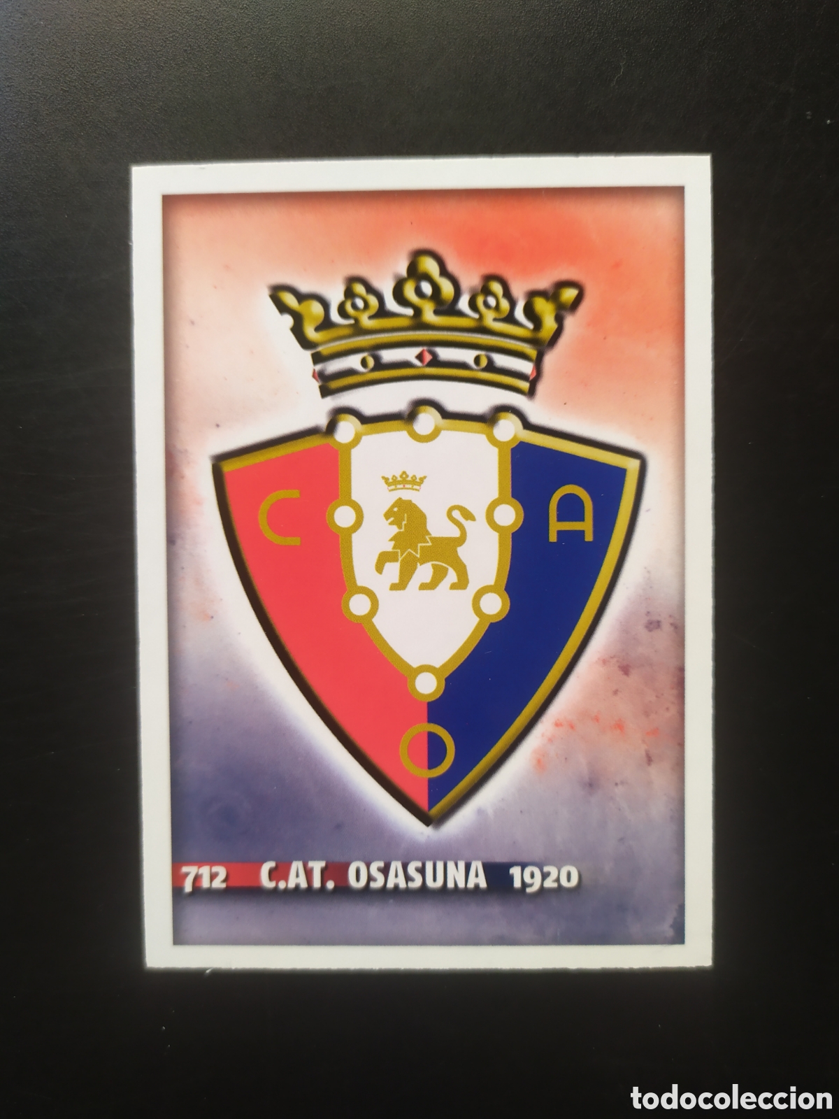 Cartes &agrave; collectionner de Football: Mundicromo fichas Liga 2014 2015 14 15 escudo n&deg; 712 Osasuna