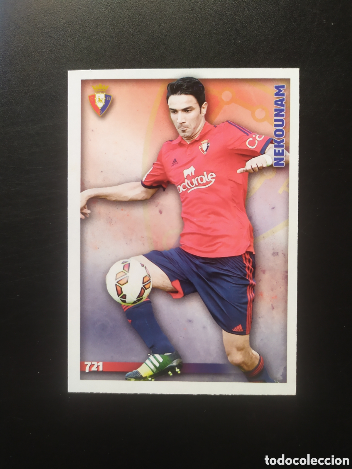 Cromos de Futebol: Mundicromo fichas Liga 2014 2015 14 15 Nekounam n&deg; 721 Osasuna