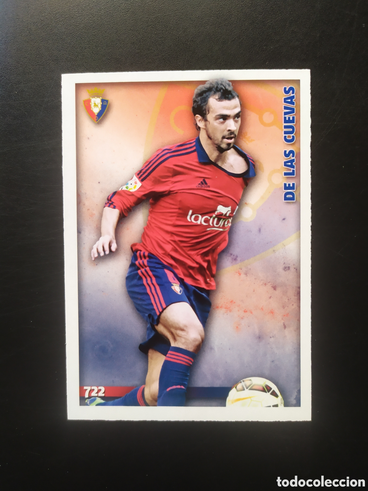 Cromos de Futebol: Mundicromo fichas Liga 2014 2015 14 15 De las Cuevas n&deg; 722 Osasuna