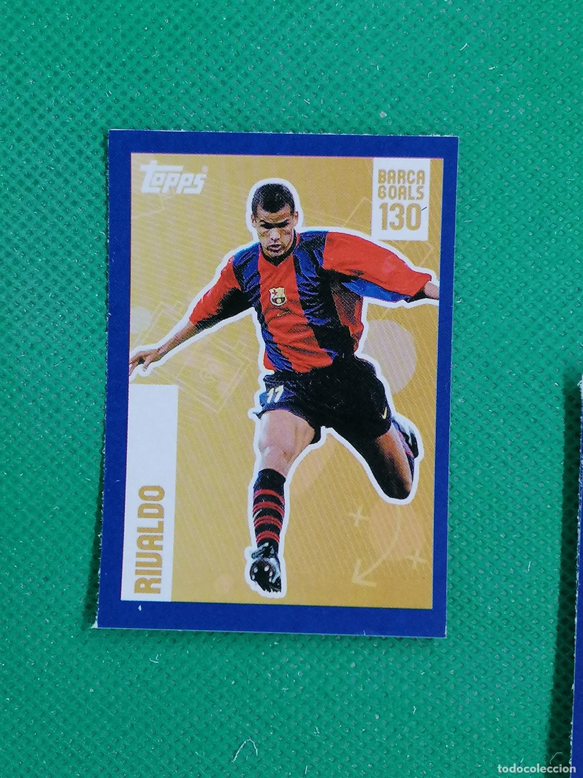 Cromos de F&uacute;tbol: 123 RIVALDO GOLDEN GOAL SCORERS ⚽ TOPPS BARCELONA STICKERS 2025 2026 25 26 ⚽