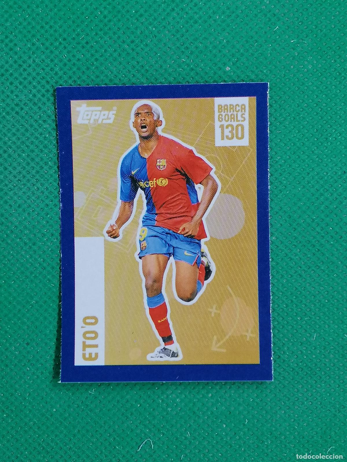 Cromos de Futebol: 122 ETO&acute;O GOLDEN GOAL SCORERS ⚽ TOPPS BARCELONA STICKERS 2025 2026 25 26 ⚽