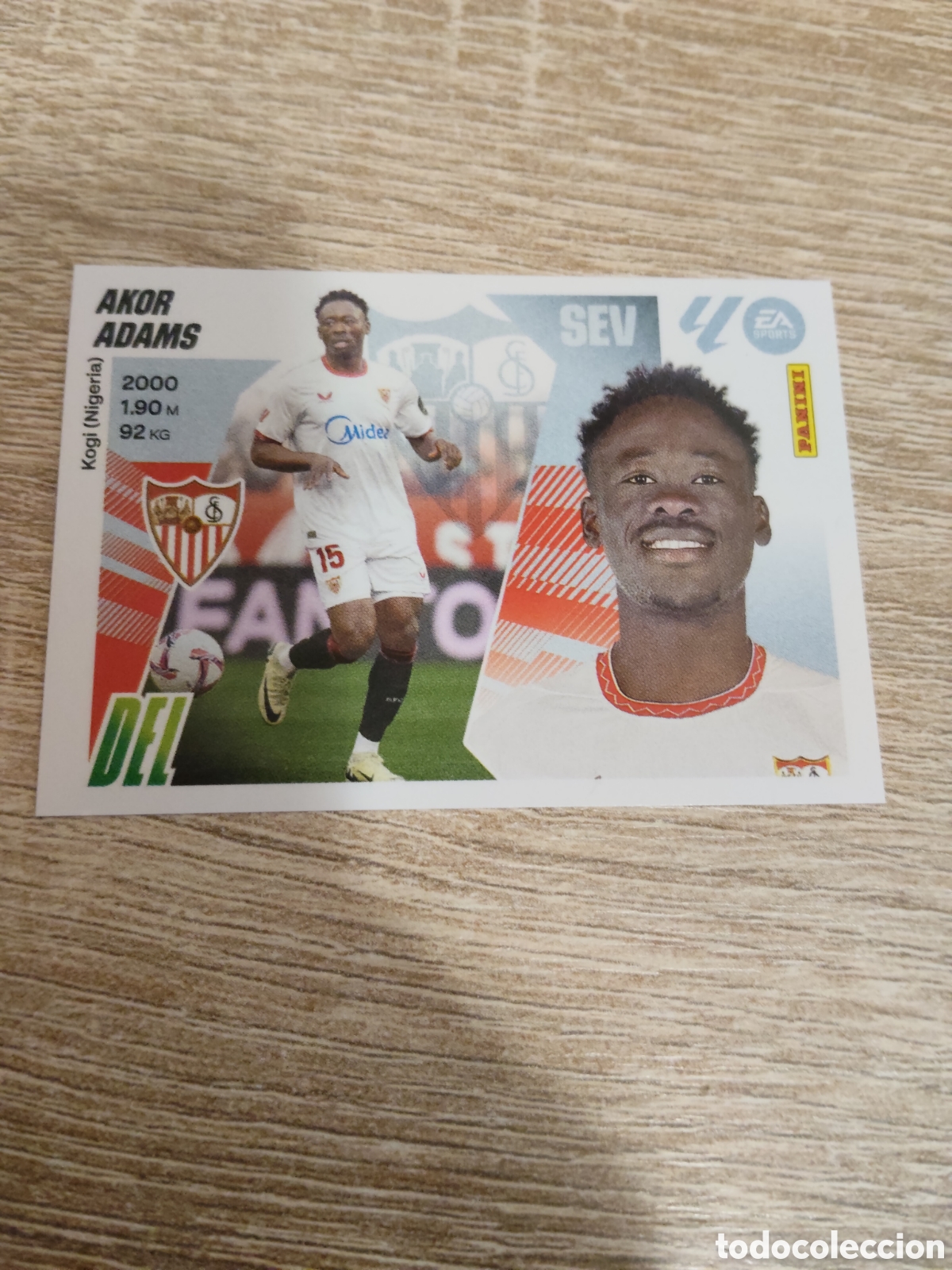 Figurine di Calcio: Akor Adams Sevilla liga 2025 2026 25 26 ediciones este