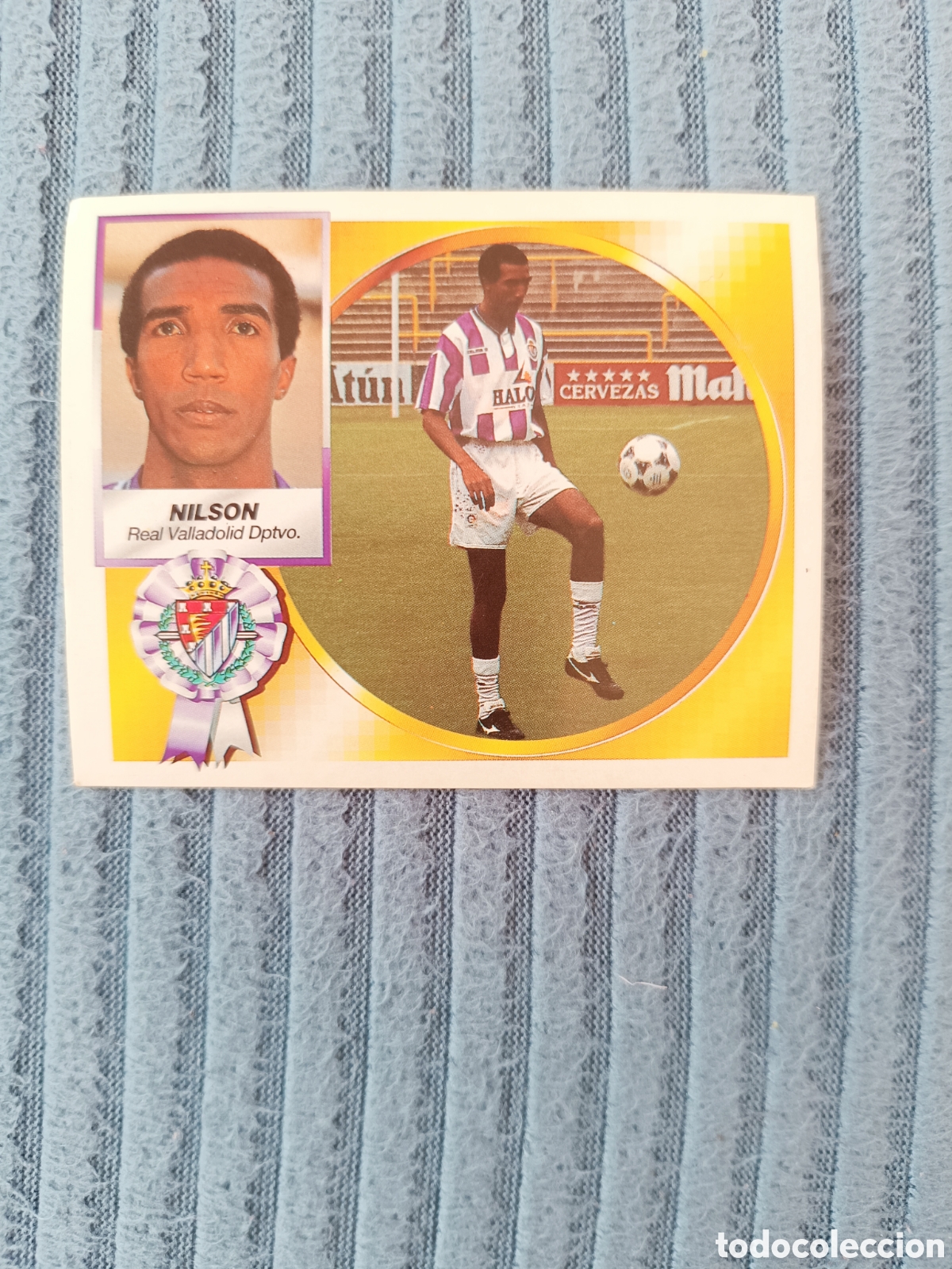 Cromos de F&uacute;tbol: Nilson ediciones este 94 95 Coloca Valladolid versi&oacute;n Halc&oacute;n