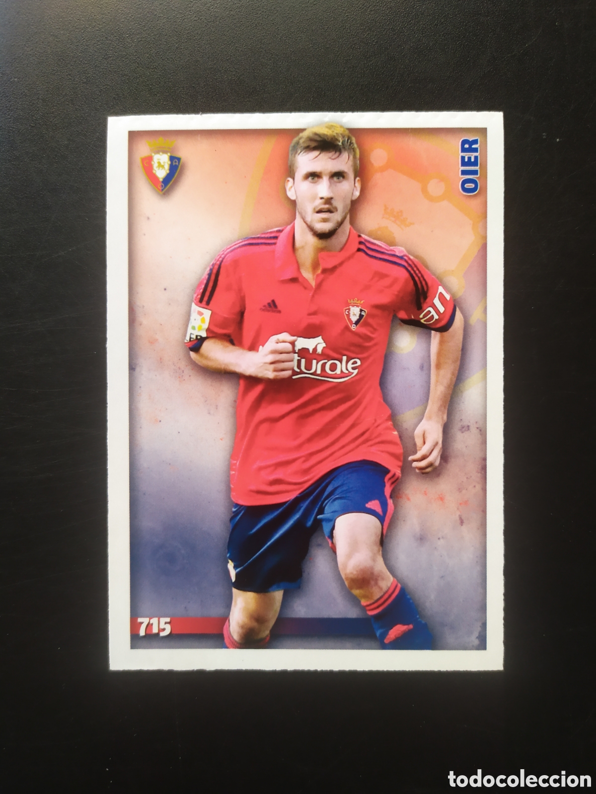 Fu&szlig;ball-Sticker: Mundicromo fichas Liga 2014 2015 14 15 Oier n&deg; 715 Osasuna