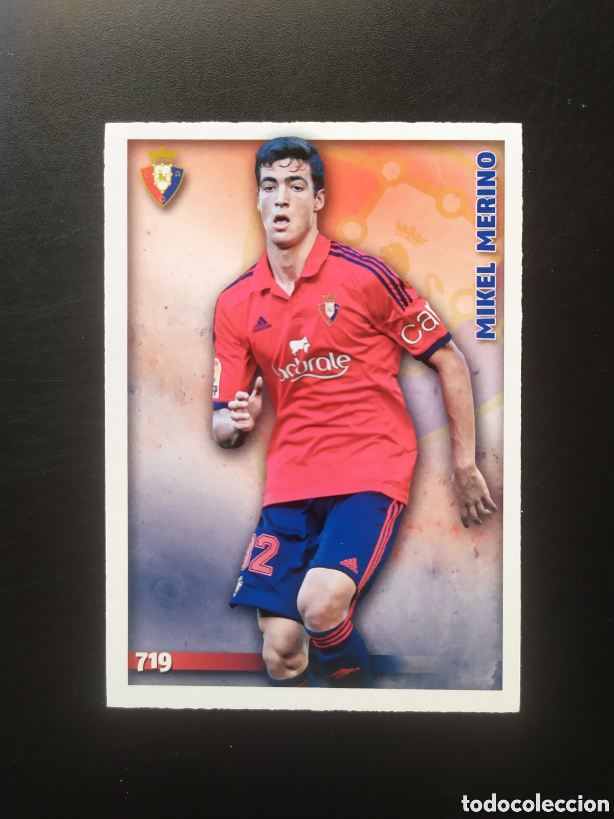 Cromos de f&uacute;tbol: Mundicromo fichas Liga 2014 2015 14 15 Mikel Merino n&deg; 719 Osasuna