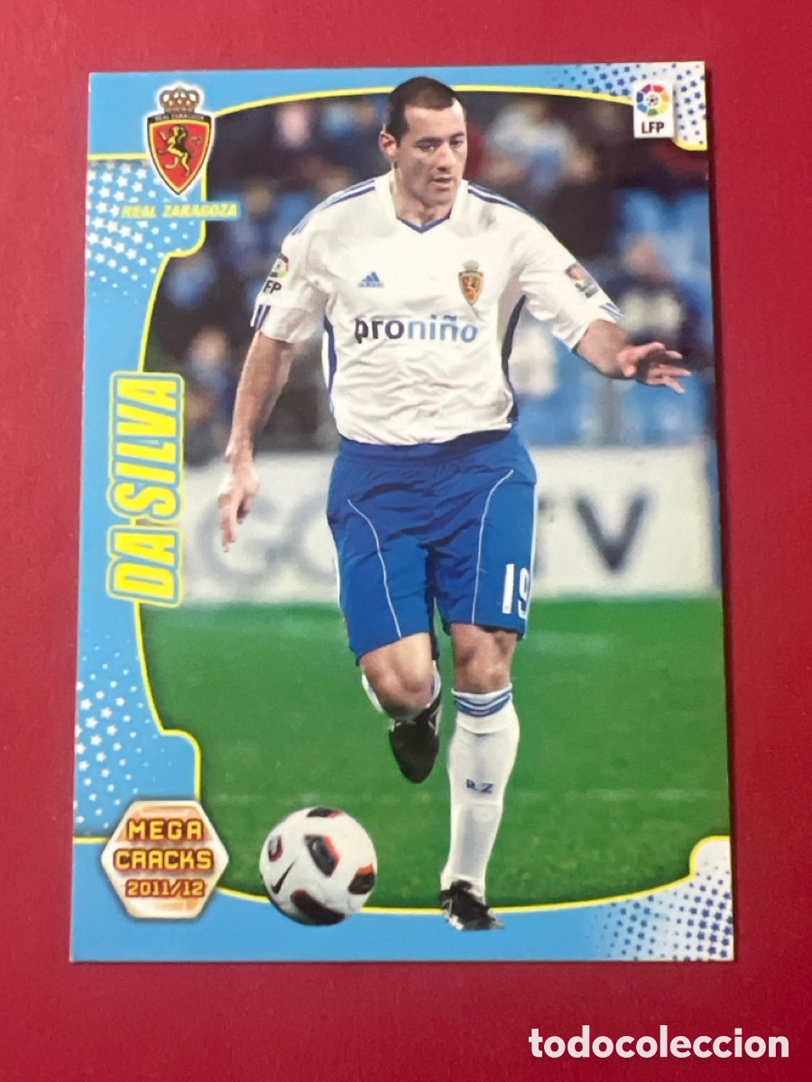 Fu&szlig;ball-Sticker: C1155. CROMO N&ordm; 347 DA SILVA - MEGACRACKS 2011 12 - REAL ZARAGOZA