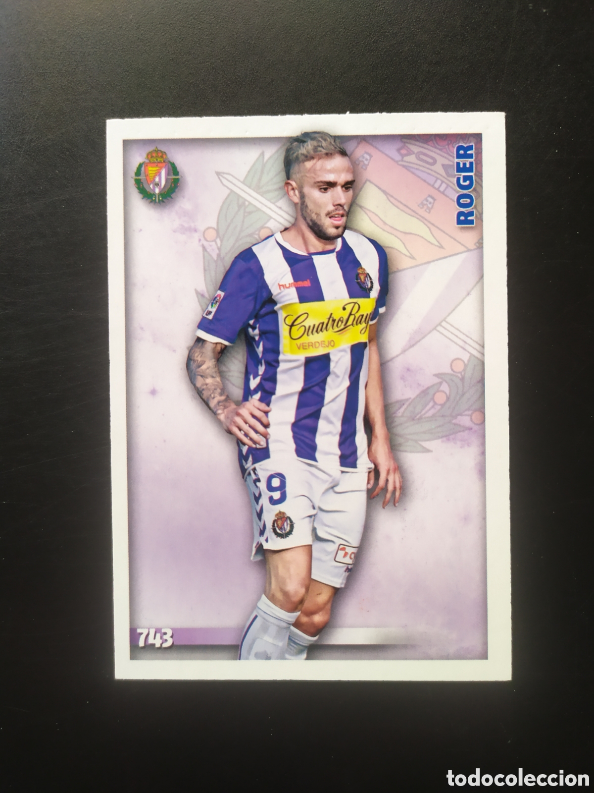 Cromos de Futebol: Mundicromo fichas Liga 2014 2015 14 15 Roger n&deg; 743 Valladolid
