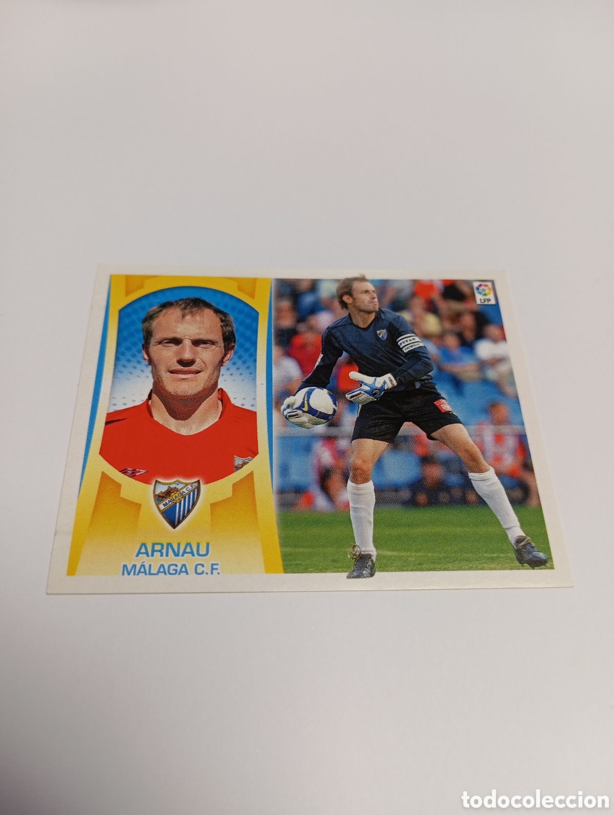 Fu&szlig;ball-Sticker: Arnau 2 M&aacute;laga Liga Este 2009 2010 PANINI 09 10