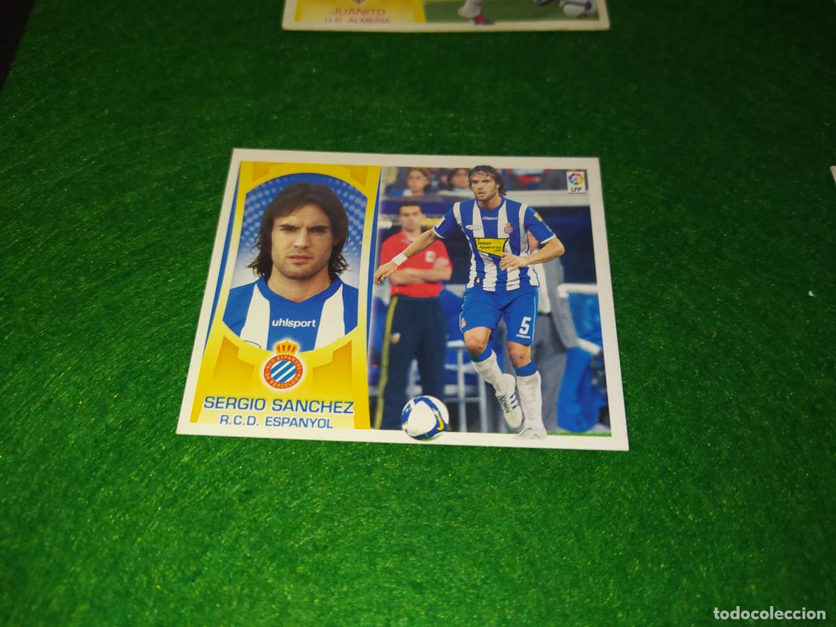 Fu&szlig;ball-Sticker: sergio sanchez n&ordm; 3A espanyol liga este 2009 2010 09 10 nunca pegado