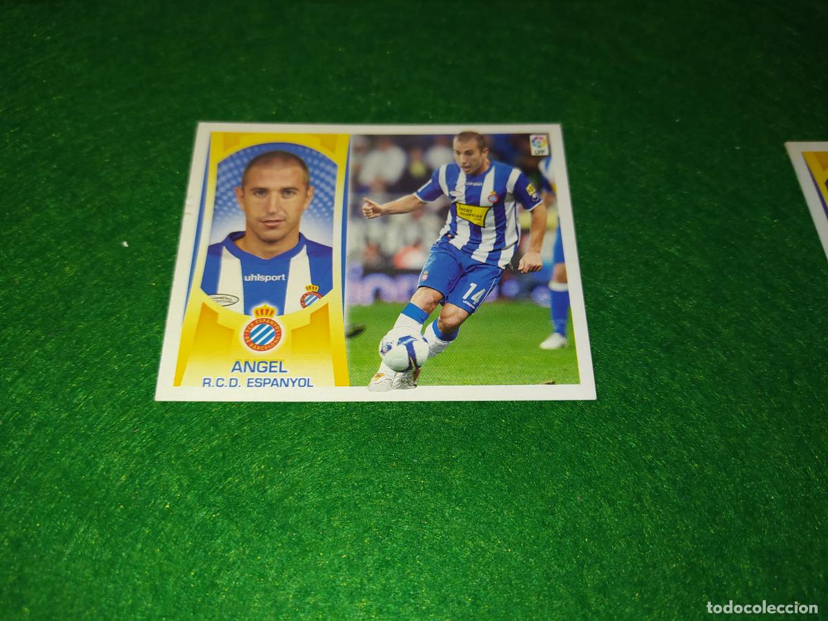 Cromos de Futebol: angel n&ordm; 9A espanyol liga este 2009 2010 09 10 nunca pegado