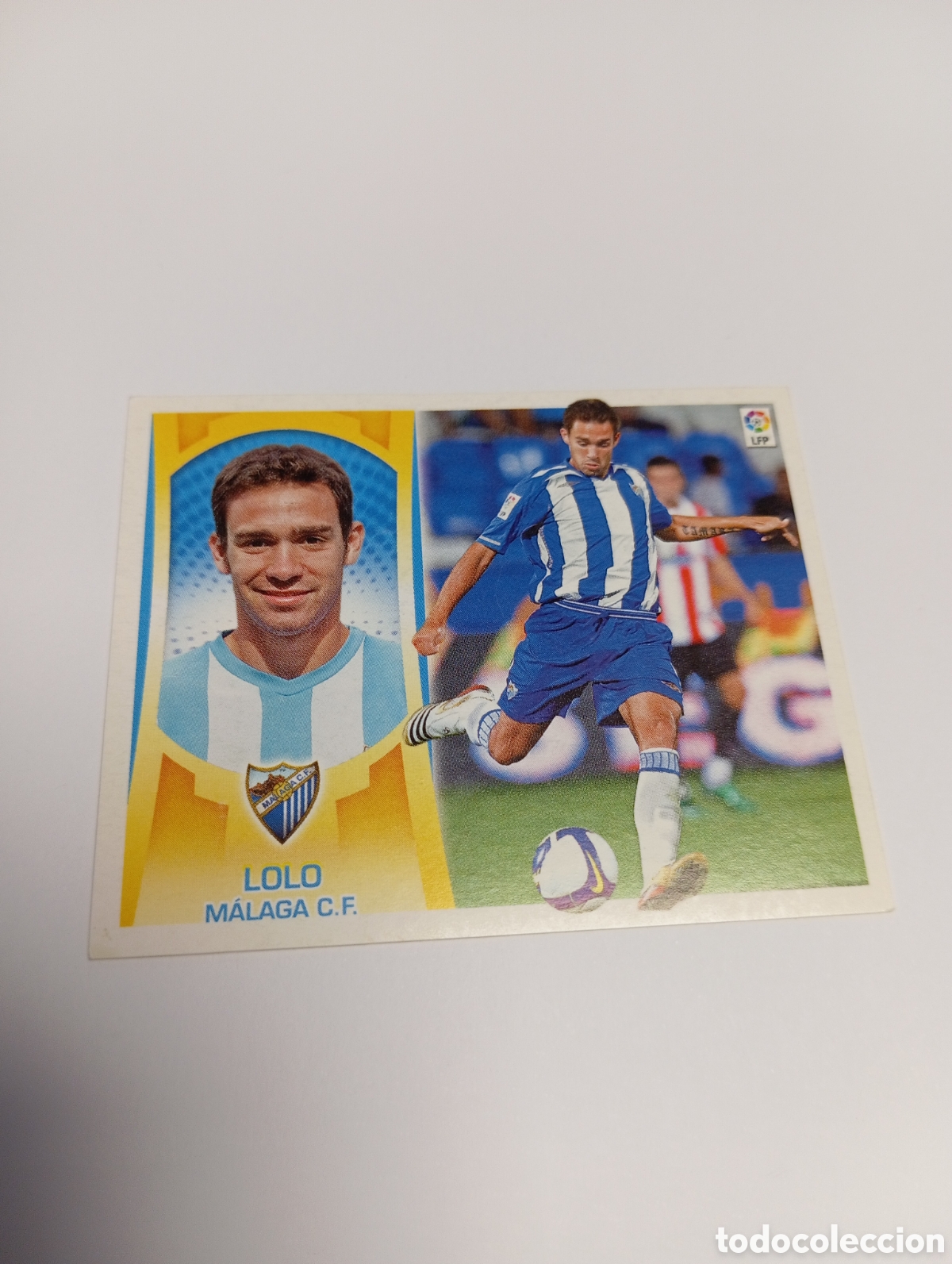 Fu&szlig;ball-Sticker: LOLO 8 M&aacute;laga Liga Este 2009 2010 PANINI 09 10