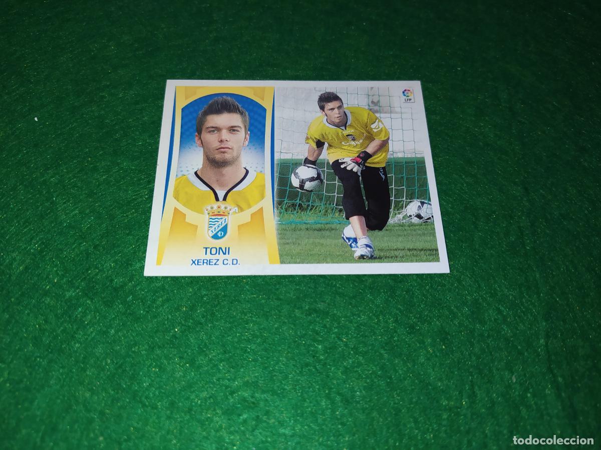 Cromos de F&uacute;tbol: toni n&ordm; 2 xerez liga este 2009 2010 09 10 nunca pegado