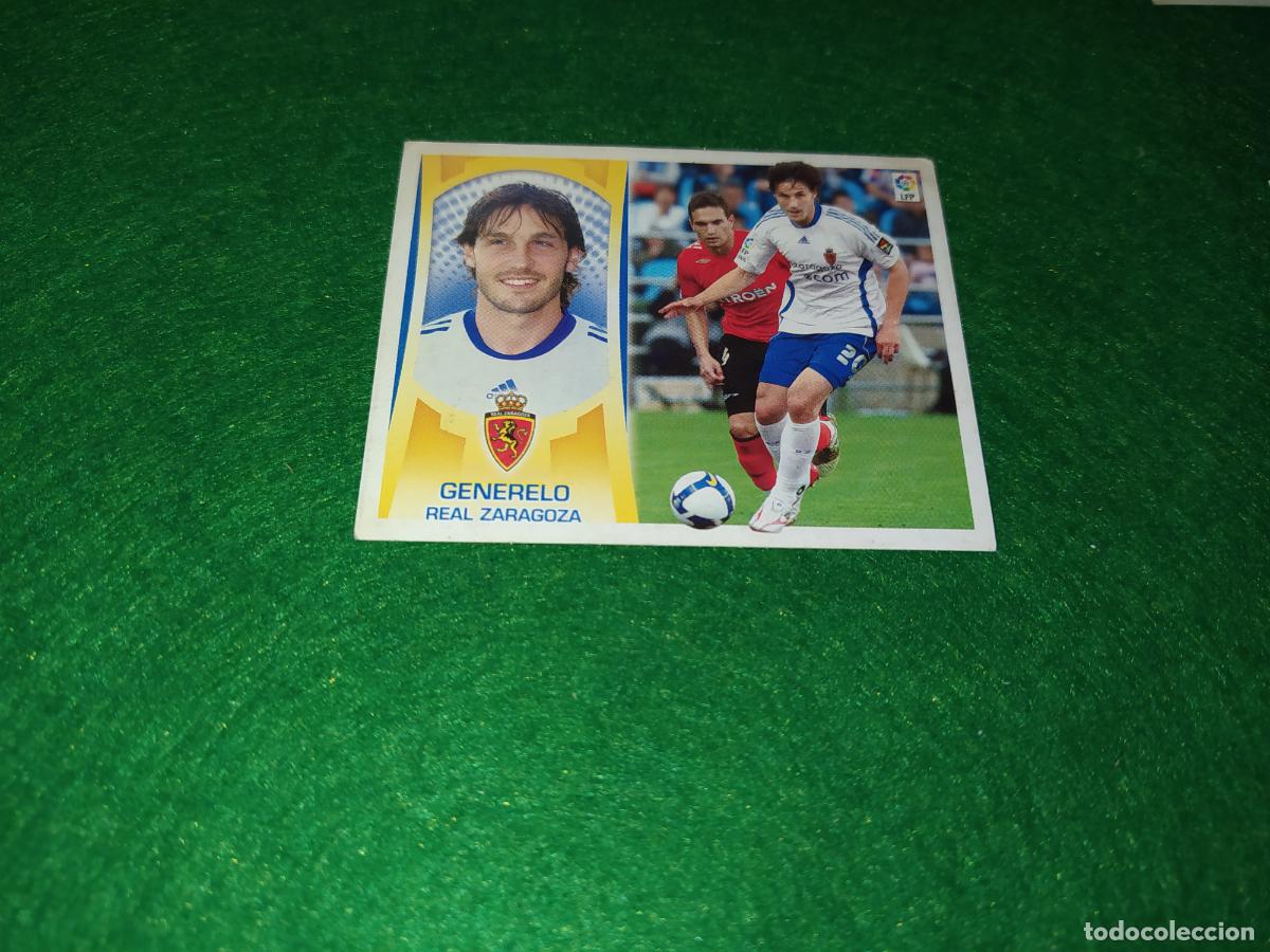 Cromos de F&uacute;tbol: generelo n&ordm; 12 real zaragoza liga este 2009 2010 09 10 nunca pegado
