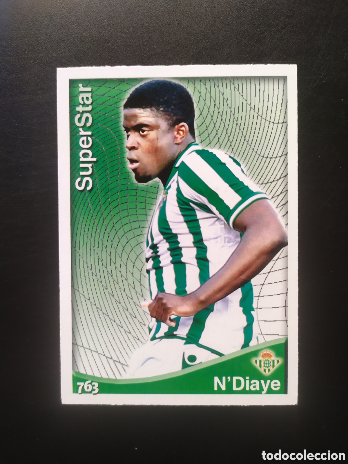 Cromos de Futebol: Mundicromo fichas Liga 2014 2015 14 15 N'diaye superstar n&deg; 763 Real Betis