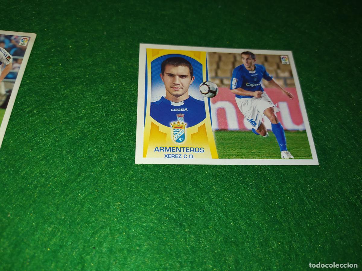 Fu&szlig;ball-Sticker: armentero xerez fichaje 24 liga este 2009 2010 09 10 nunca pegado