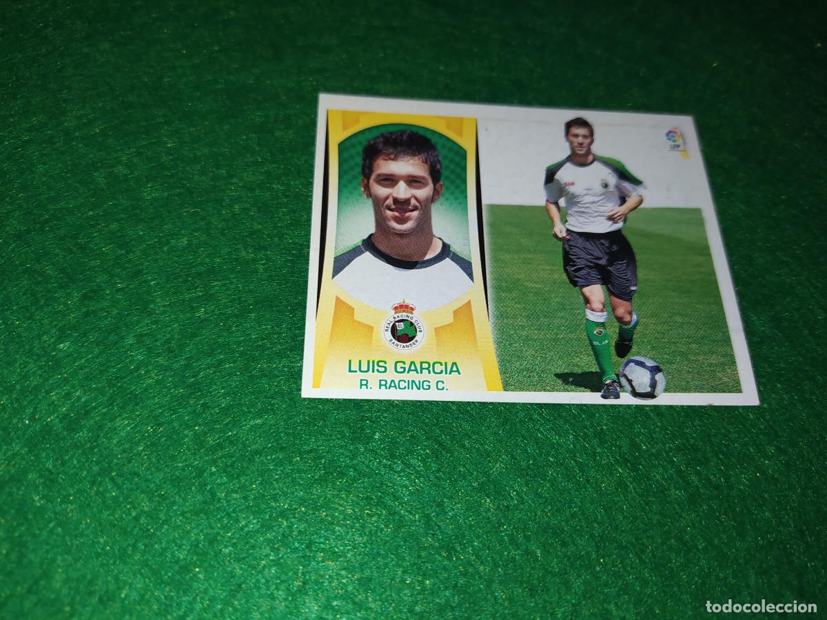Fu&szlig;ball-Sticker: luis garcia racing de santander fichaje 32 liga este 2009 2010 09 10 nunca pegado